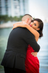Brickell Engagement Session Miami, Florida Aricelly and Angelo engagement photography session in Brickell Miami, Florida at 600 Biscayne Blvd and Tamarina Restaurant by Alfredo Valentine Photographer owner of Couture Bridal Photography